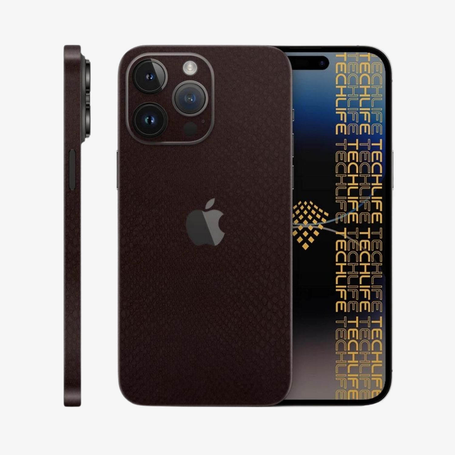 Skin Premium Reptil Café iPhone 15 Pro Max