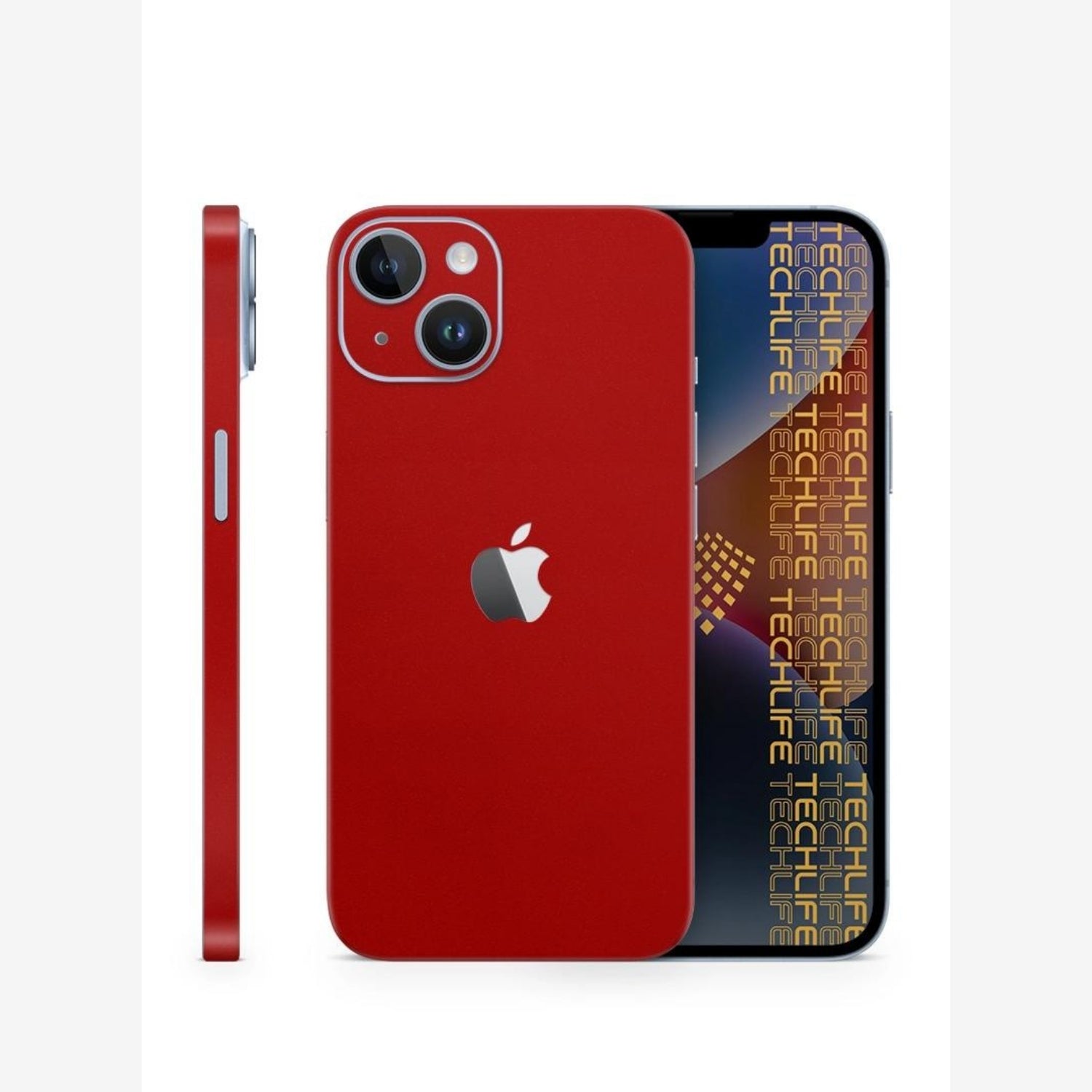 Skin Premium Alcantara Rojo iPhone 15 Plus