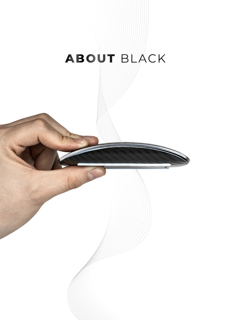 Skin Premium Carbono Negro Magic Mouse