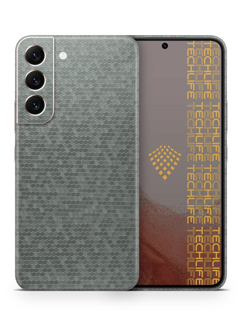 Skin Premium Panal de Abeja Titanium 3D Galaxy S22 Plus