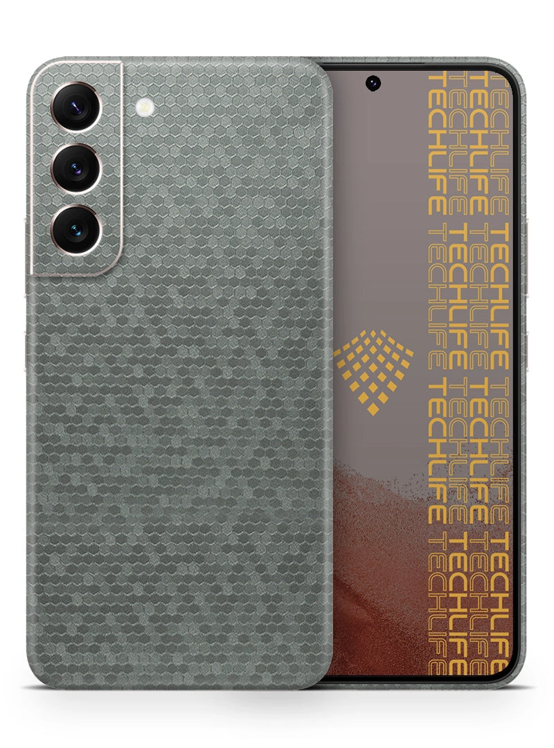 Skin Premium Panal de Abeja Titanium 3D Galaxy S22 Plus