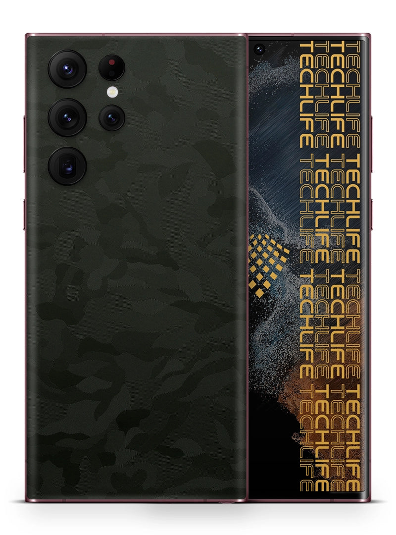 Skin Premium Camuflaje Comando Oscuro  Samsung Galaxy S22 Ultra