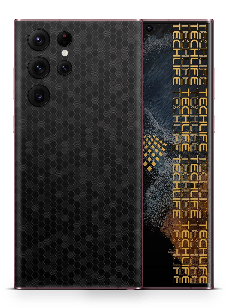 Skin Premium HexaTech Abismo Negro Samsung Galaxy S22 Ultra