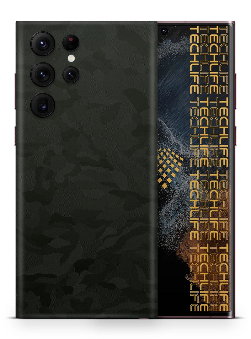 Skin Premium Camuflaje Comando Oscuro  Samsung Galaxy S22 Ultra