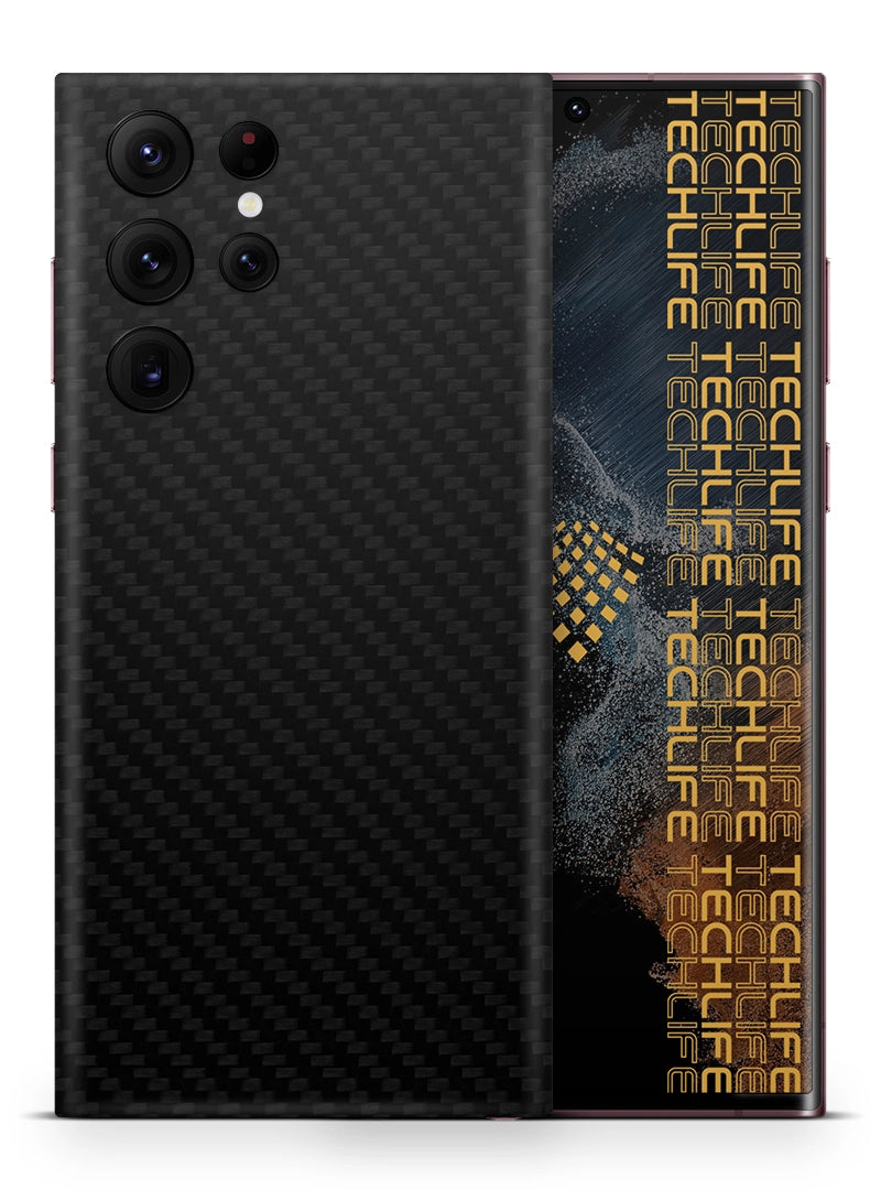 Skin Premium Carbono Negro Samsung Galaxy S22 Ultra