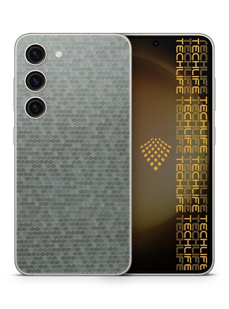 Skin Premium Panal de Abeja Titanium 3D Galaxy S23