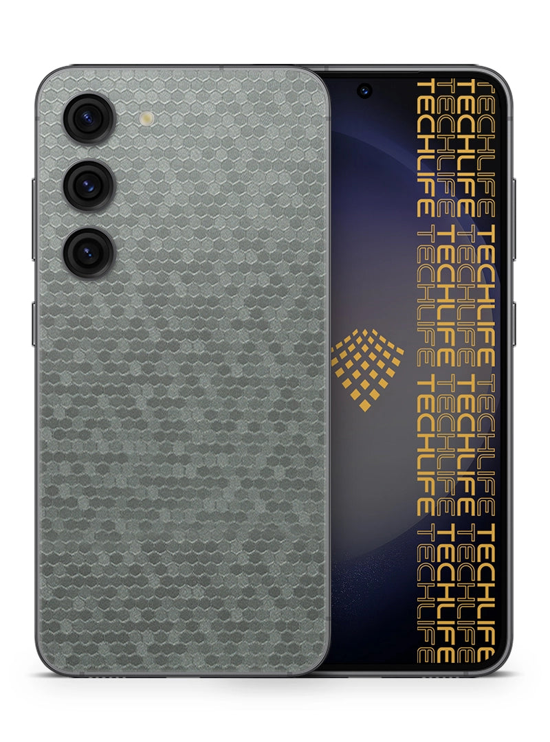 Skin Premium Panal de Abeja Titanium 3D Galaxy S23 Plus