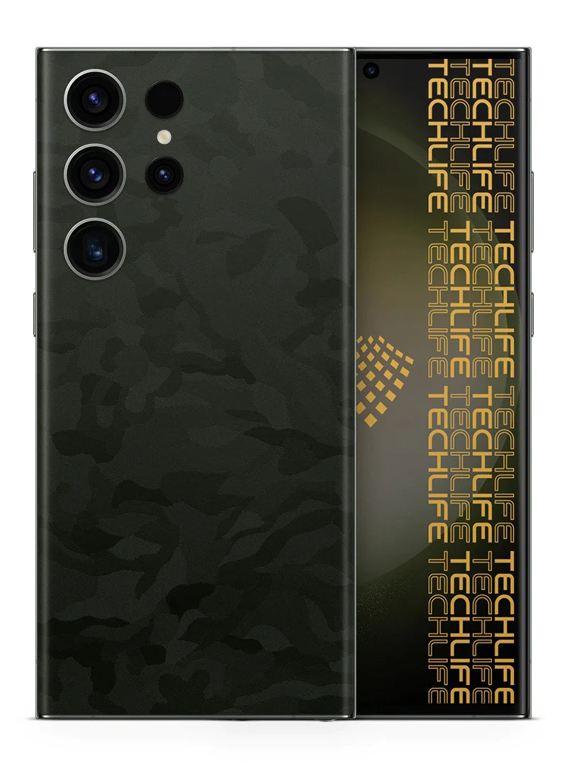 Skin Premium Camuflaje Comando Oscuro Samsung Galaxy S24 Ultra