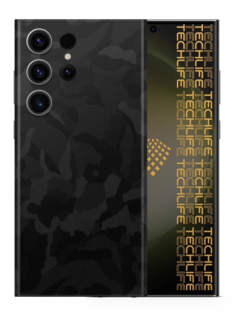 Skin Premium Camuflaje Espectro Negro Samsung Galaxy S23 Ultra