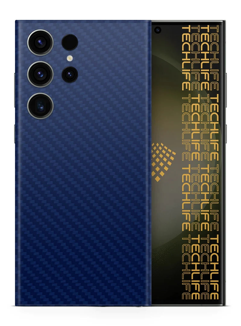 Skin Premium Carbono Azul Samsung Galaxy S24 Ultra