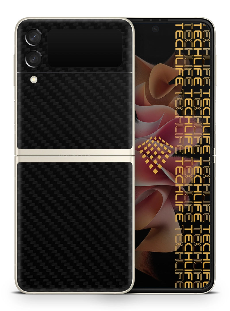 Skin Premium Carbono Negro Samsung Galaxy Z Flip 3