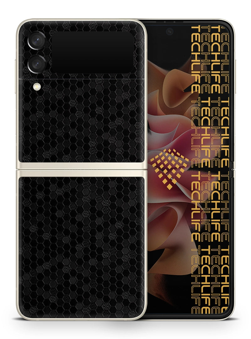 Skin Premium HexaTech Abismo Negro Samsung Galaxy Z Flip 3