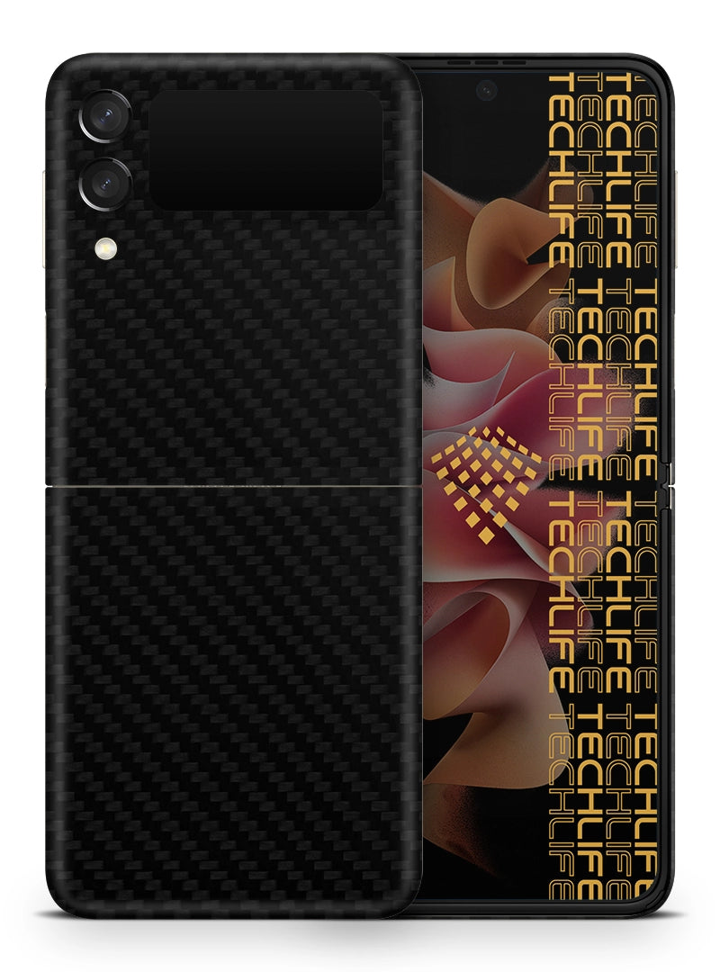 Skin Premium Carbono Negro Samsung Galaxy Z Flip 3