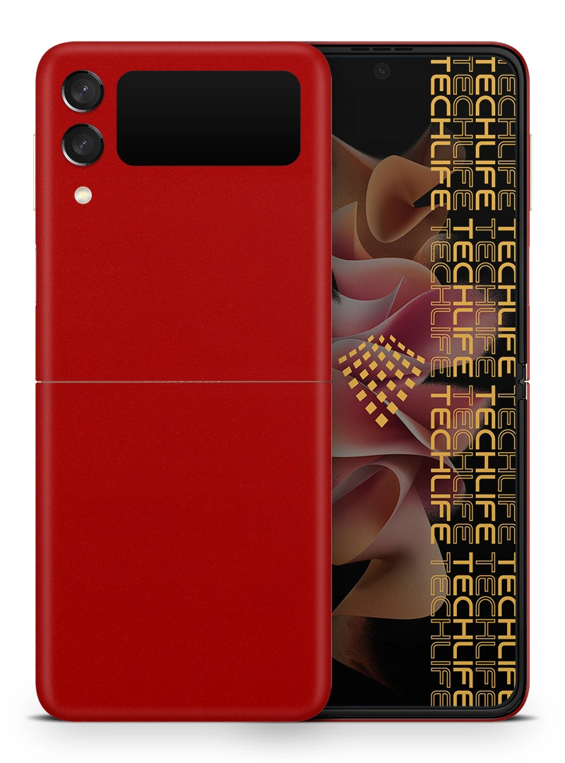 Skin Premium Alcantara Rojo Samsung Galaxy Z Flip 3