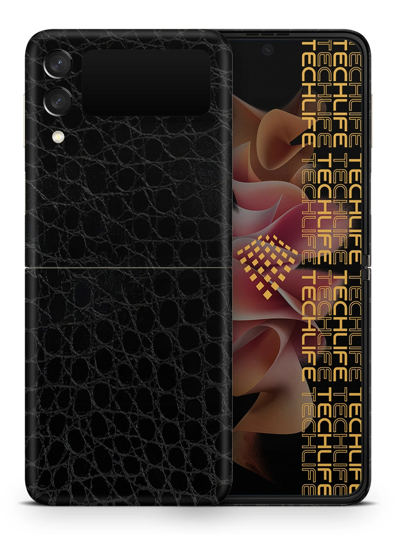 Skin Premium Caiman Negro Samsung Galaxy Z Flip 3