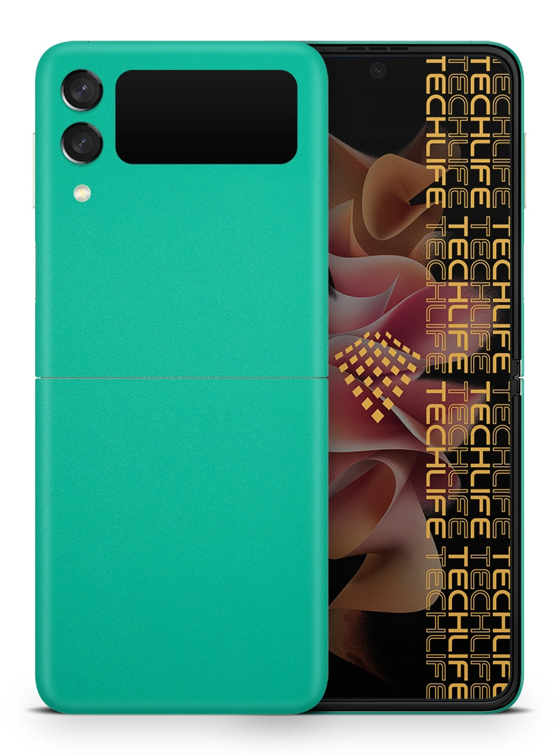 Skin Premium Color Aqua Esmeralda Samsung Galaxy Z Flip 3