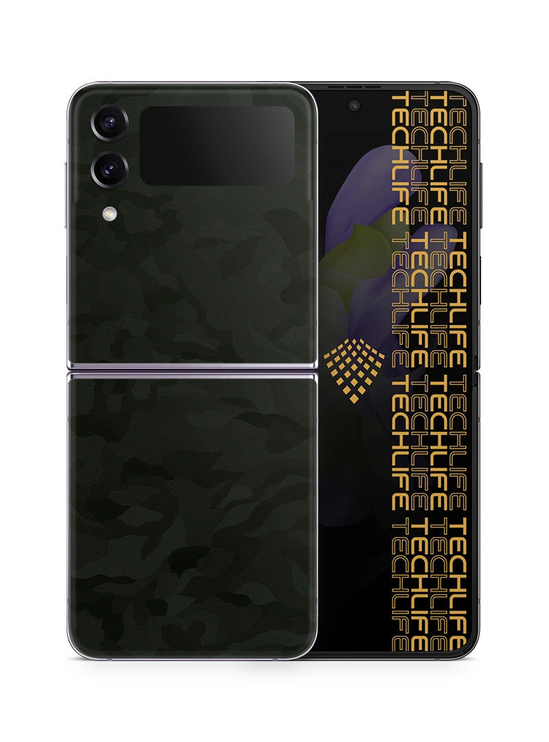 Skin Premium Camuflaje Comando Oscuro Samsung Galaxy Z Flip 4