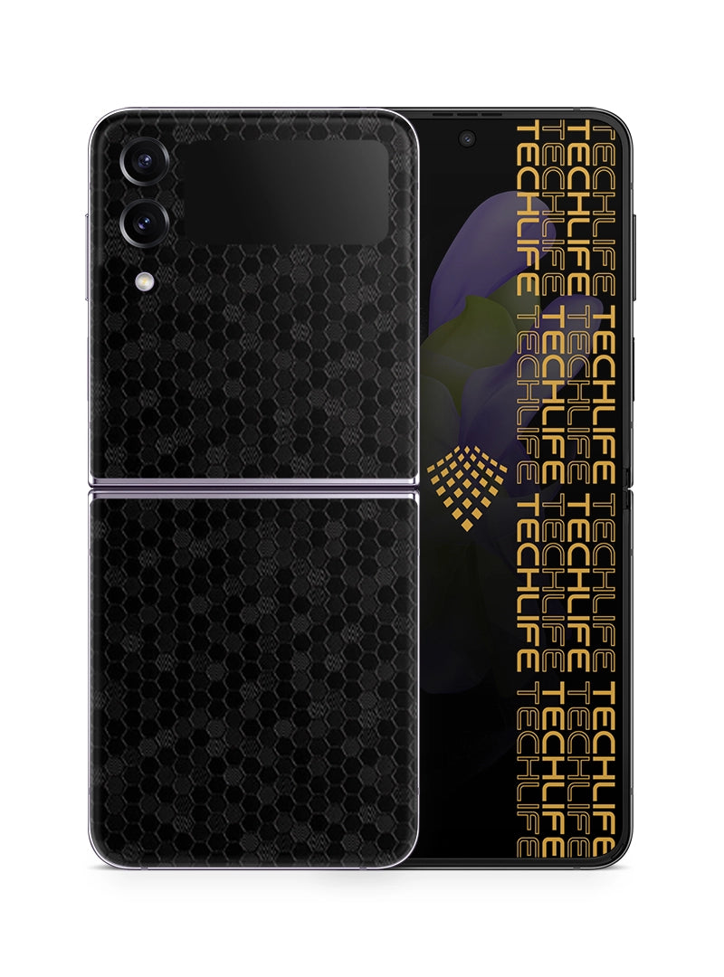 Skin Premium HexaTech Abismo Negro Samsung Galaxy Z Flip 4