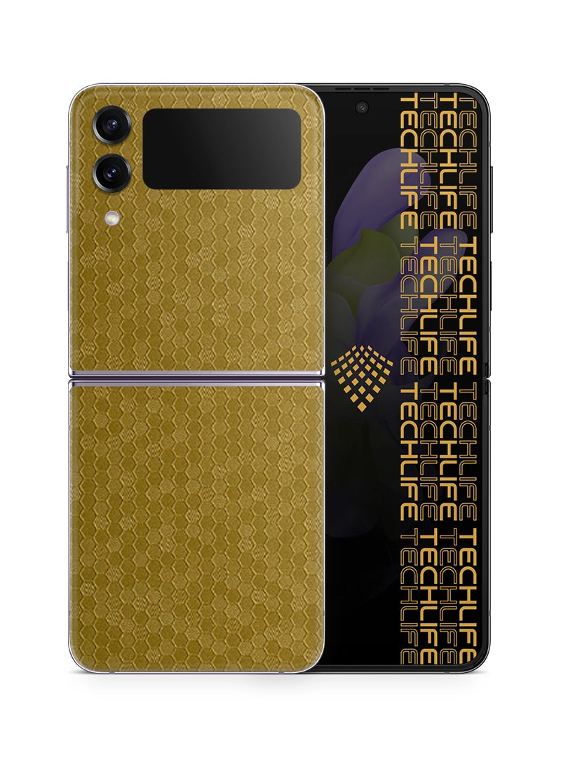 Skin Premium HexaTech Aurora Dorada Samsung Galaxy Z Flip 4