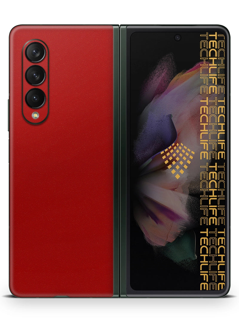 Skin Premium Alcantara Rojo Samsung Galaxy Z Fold 3