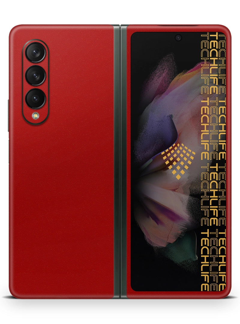 Skin Premium Alcantara Rojo Samsung Galaxy Z Fold 3