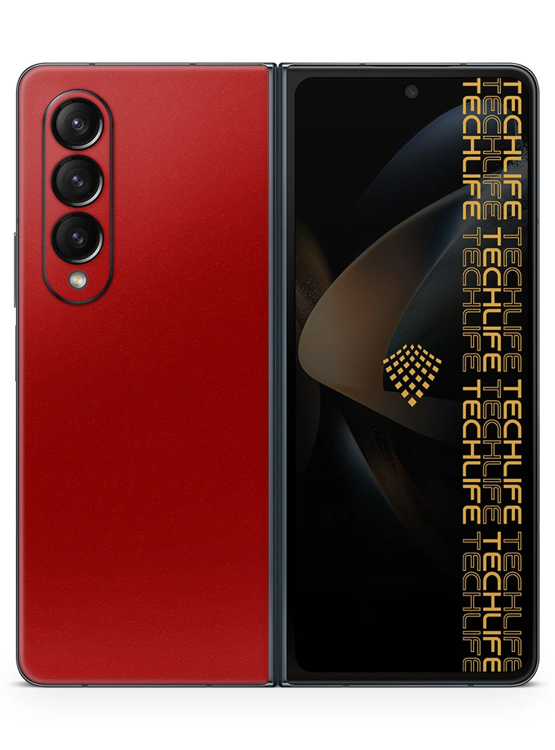 Skin Premium Alcantara Rojo Samsung Galaxy Z Fold 4