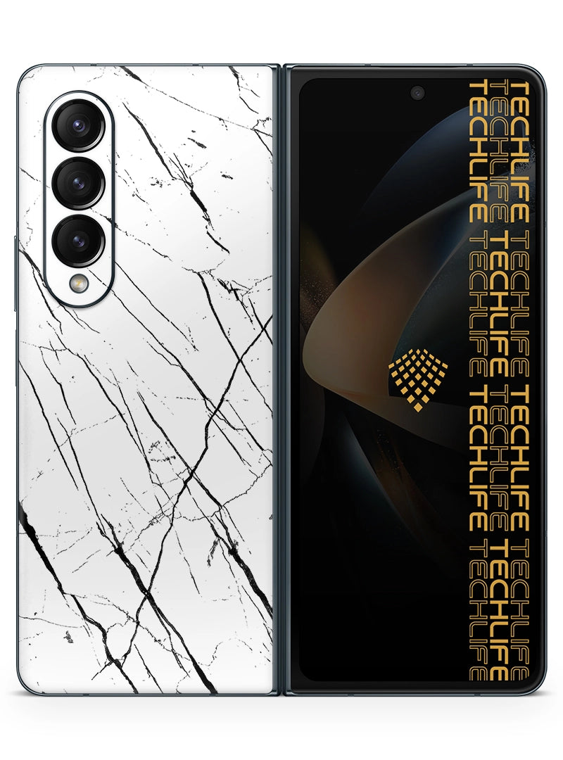 Skin Premium Marmol Monocromo Samsung Galaxy Z Fold 4