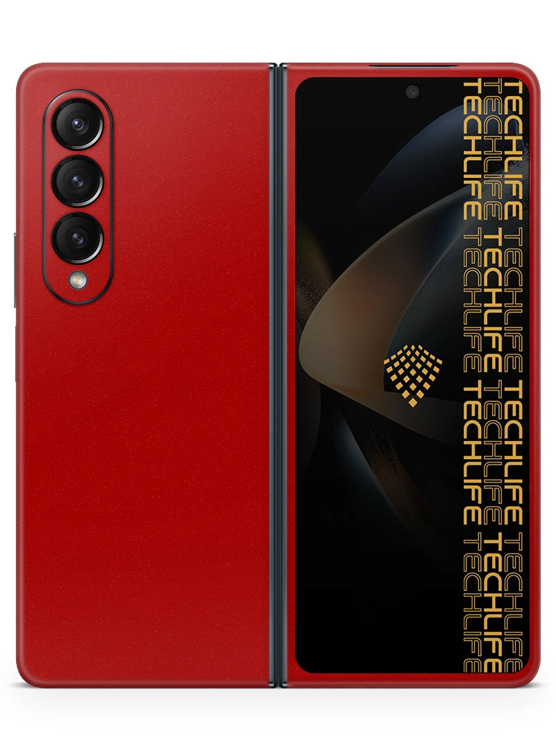 Skin Premium Alcantara Rojo Samsung Galaxy Z Fold 4