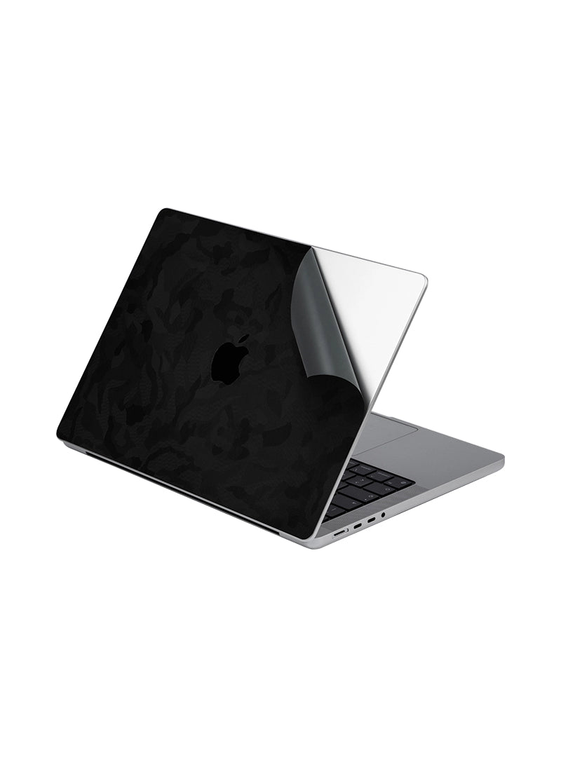 Skin Premium Camuflaje Espectro Negro Macbook Pro