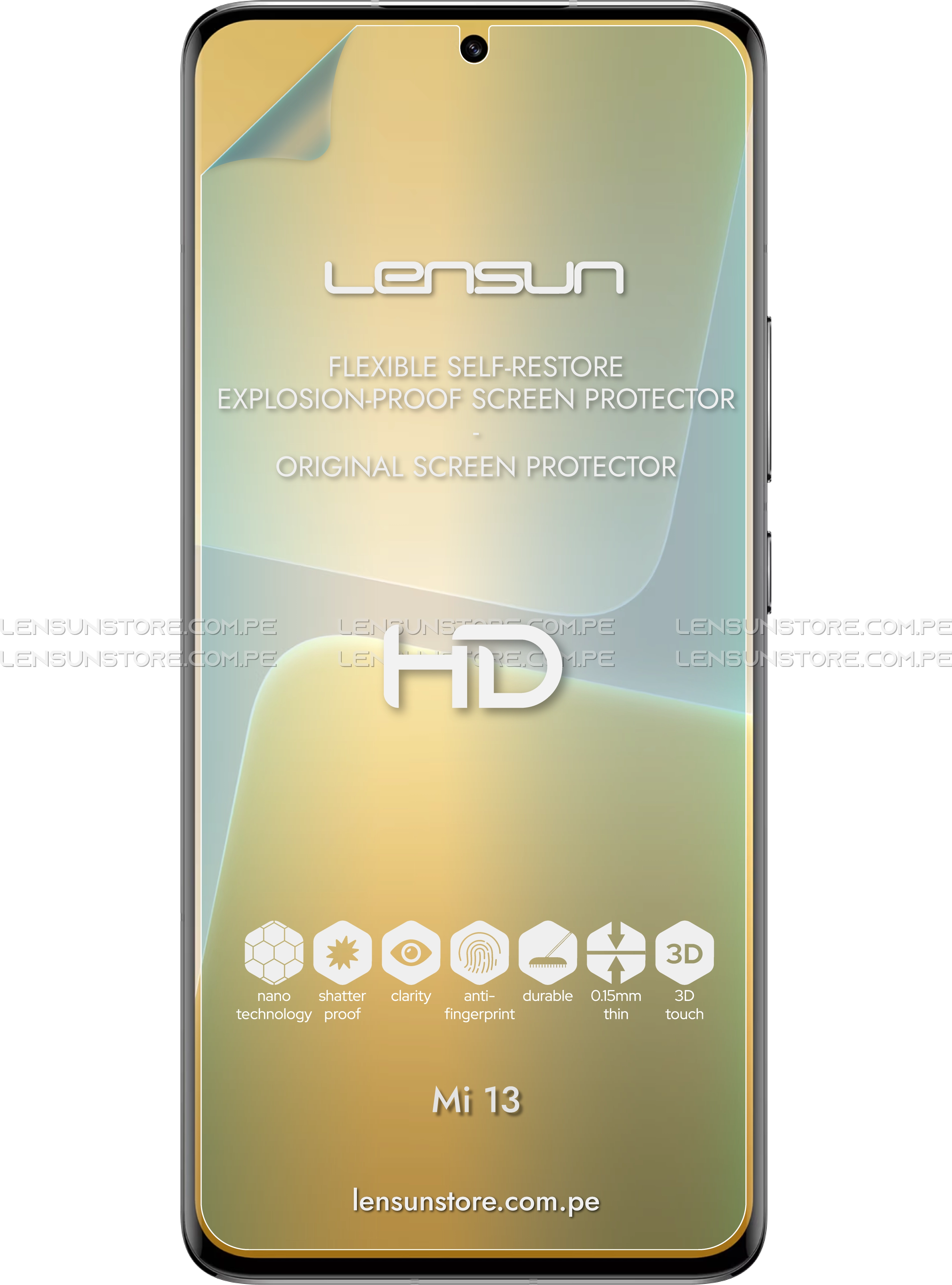 Protector de Pantalla Lensun HD Xiaomi Mi 13