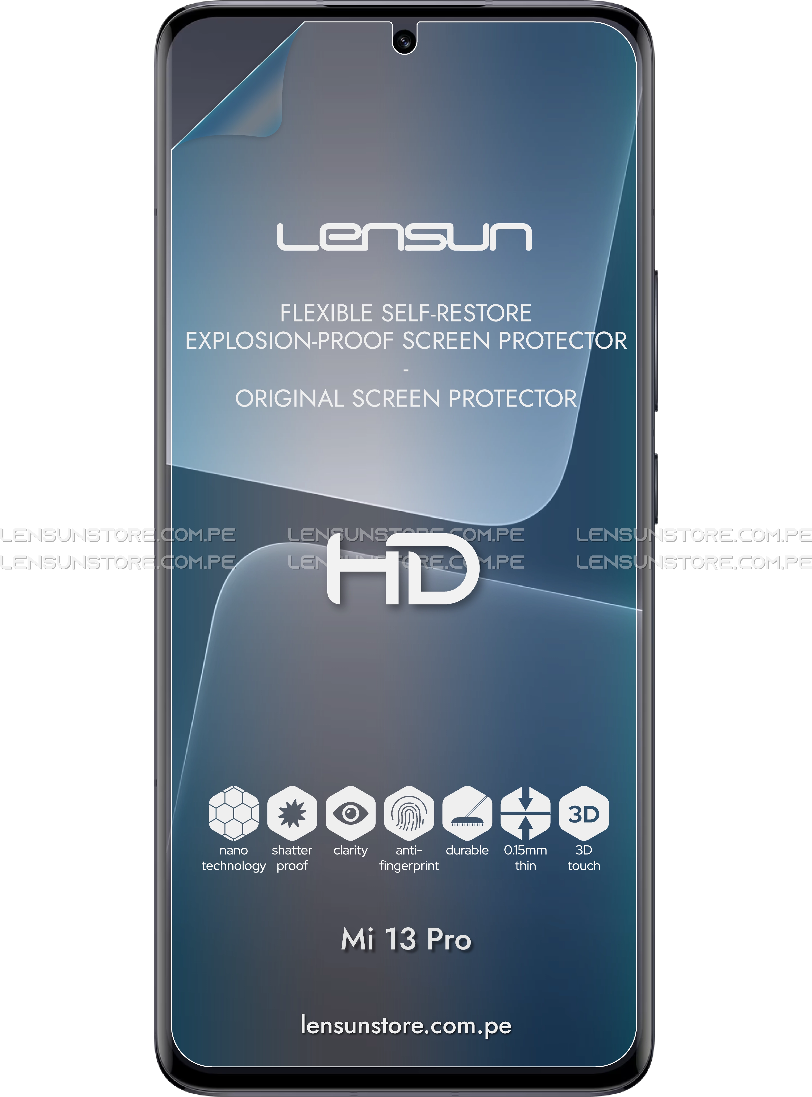 Protector de Pantalla Lensun HD Xiaomi Mi 13 Pro