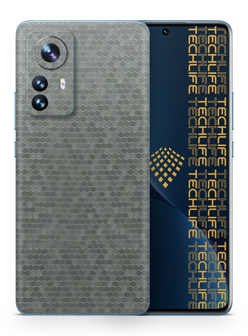 Skin Premium Panal de Abeja Titanium 3D Xiaomi Mi 12 Pro