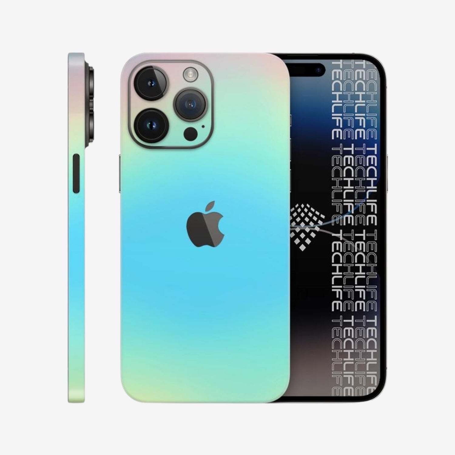 Skin Silver Arcoiris iPhone 15 Pro Max