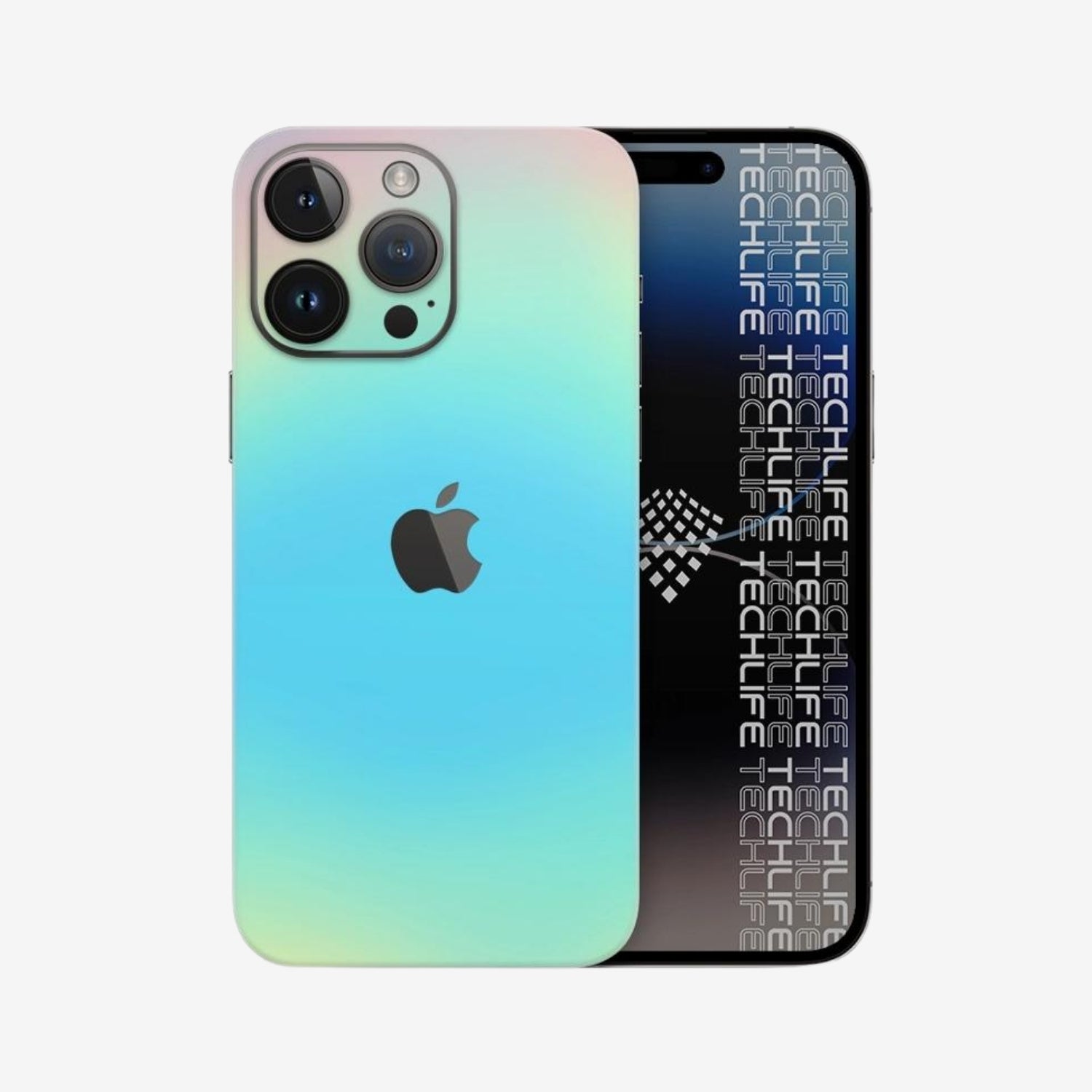 Skin Silver Arcoiris iPhone 14 Pro