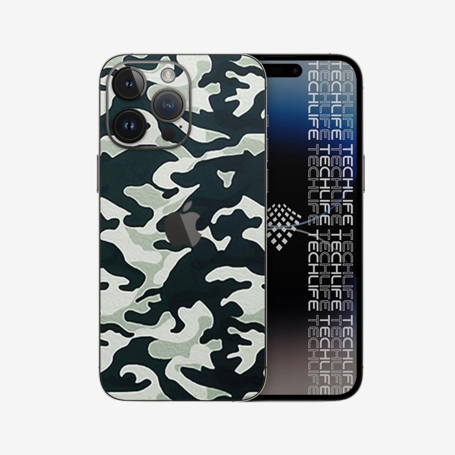 Skin Silver Camuflado Urbano iPhone 15 Pro Max