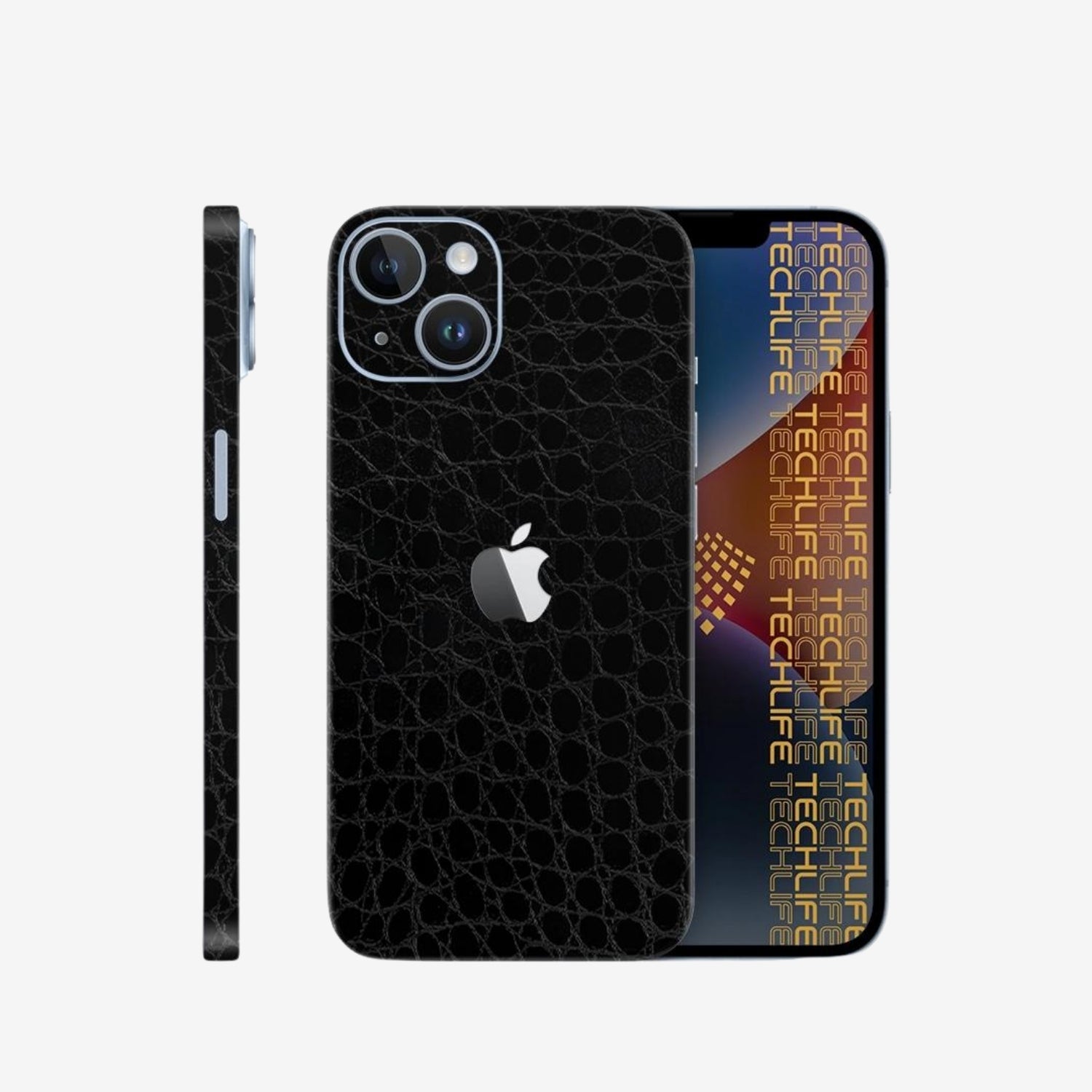 Skin Premium Caiman Negro Original iPhone 15 Plus