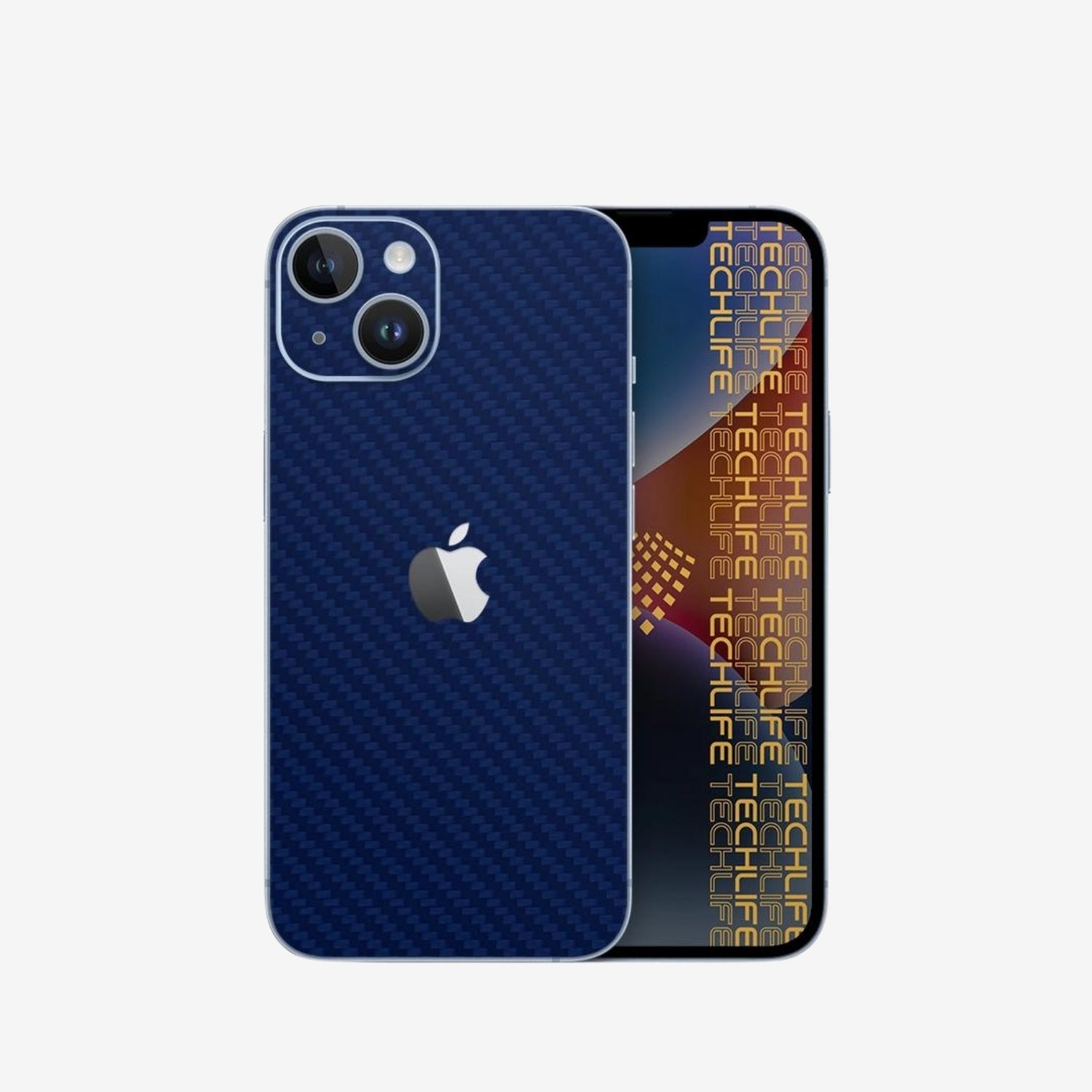 Skin Premium Carbono Azul iPhone 14