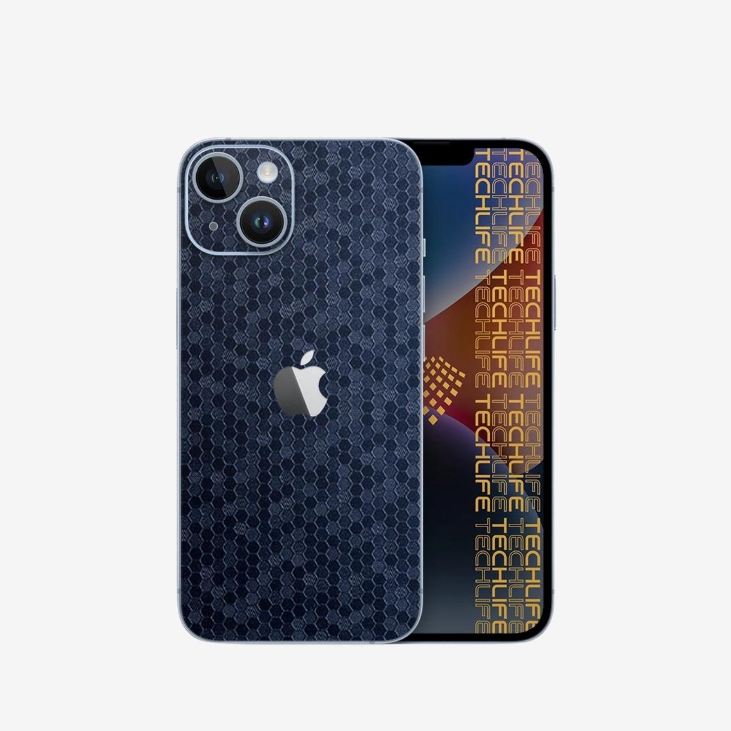 Skin Premium HexaTech Océano Azul iPhone 15 Plus