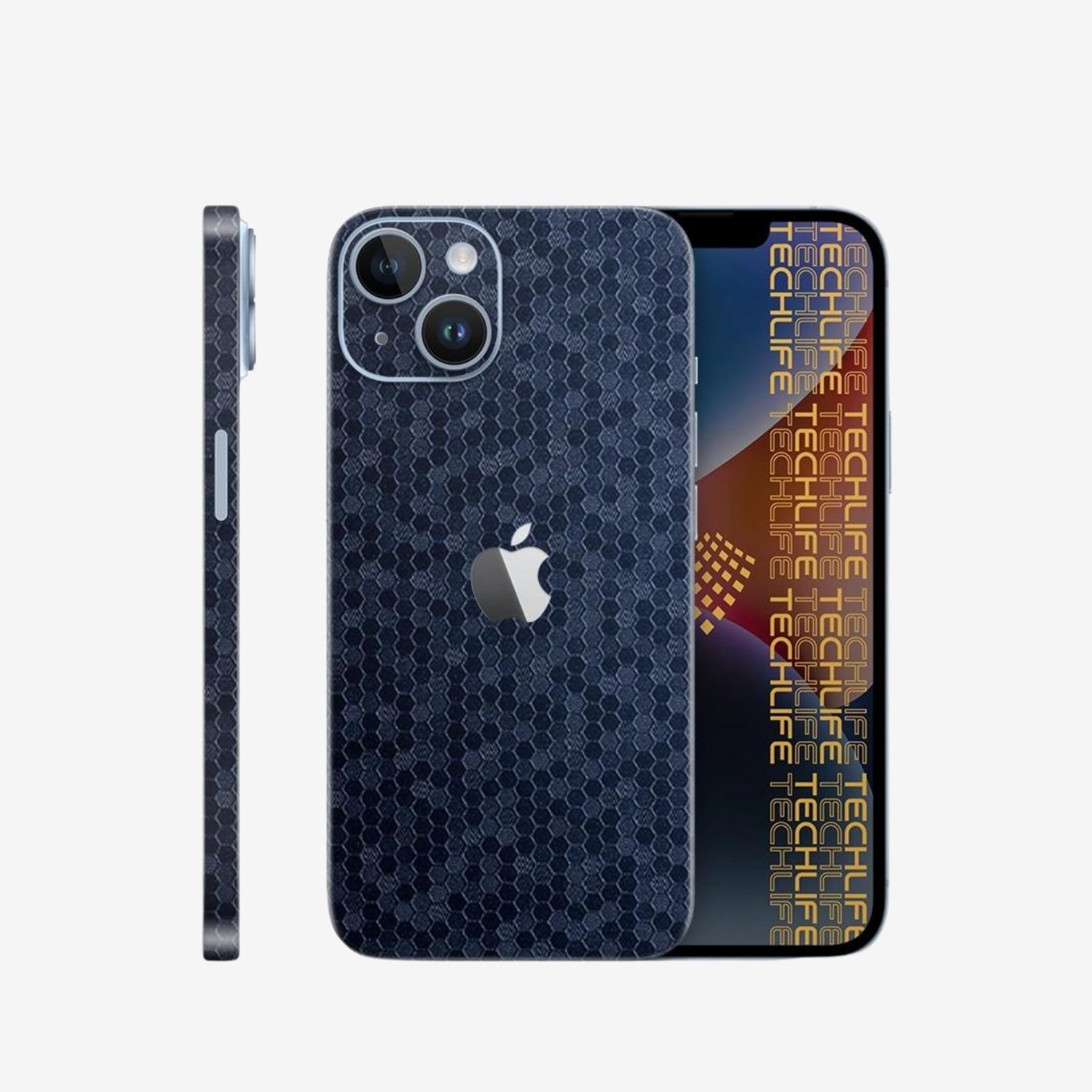 Skin Premium HexaTech Océano Azul iPhone 15 Plus