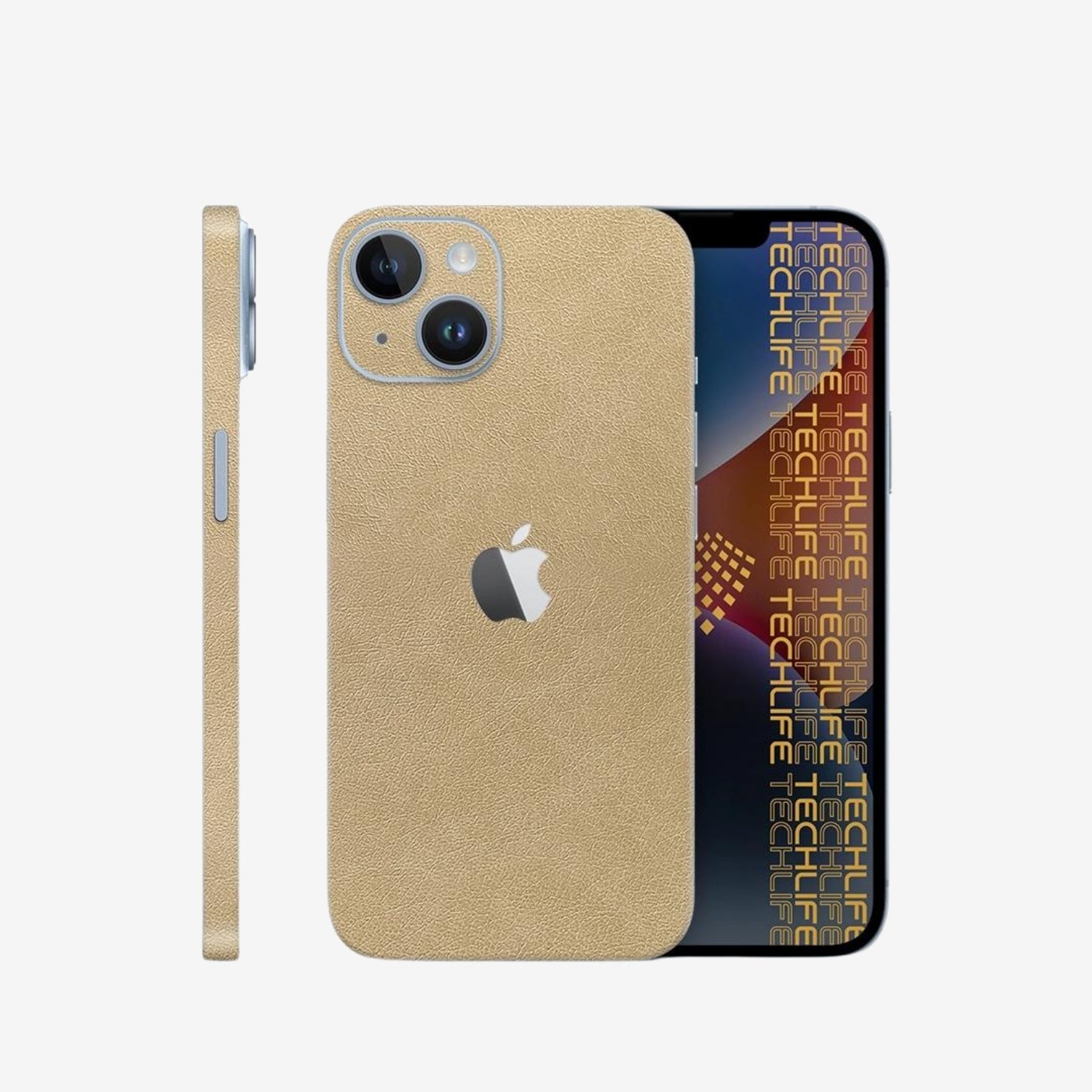 Skin Premium Cuero Esencia Marfil iPhone 15 Plus