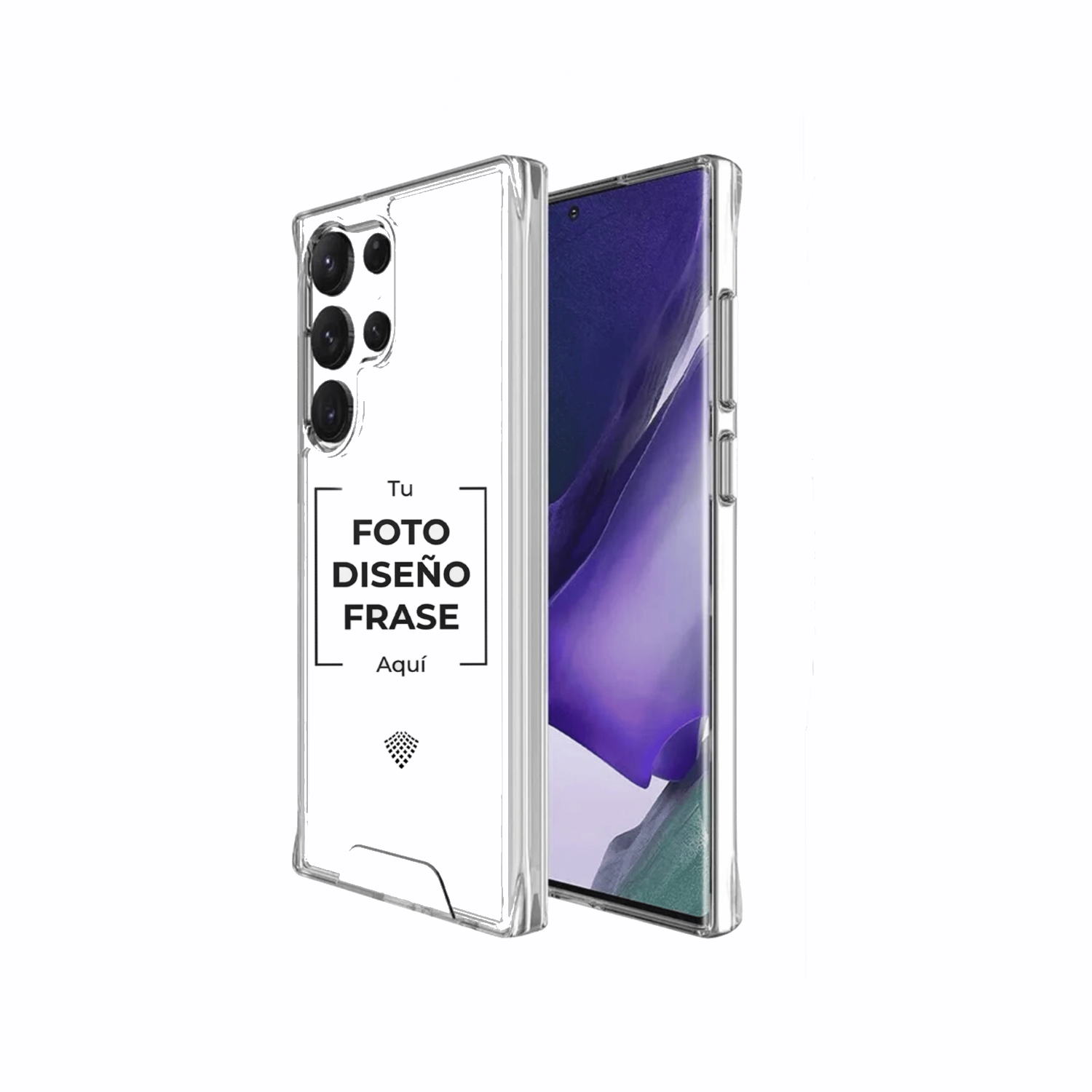 Funda Personalizada Transparente Samsung Galaxy – Case Dual Esencial con Skin Completo