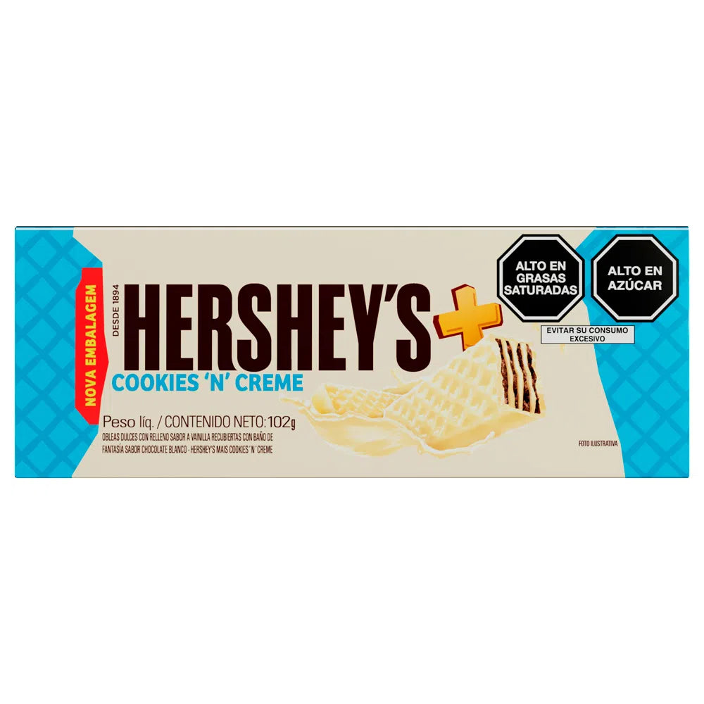 Wafer con Cobertura de Chocolate Blanco Hershey's