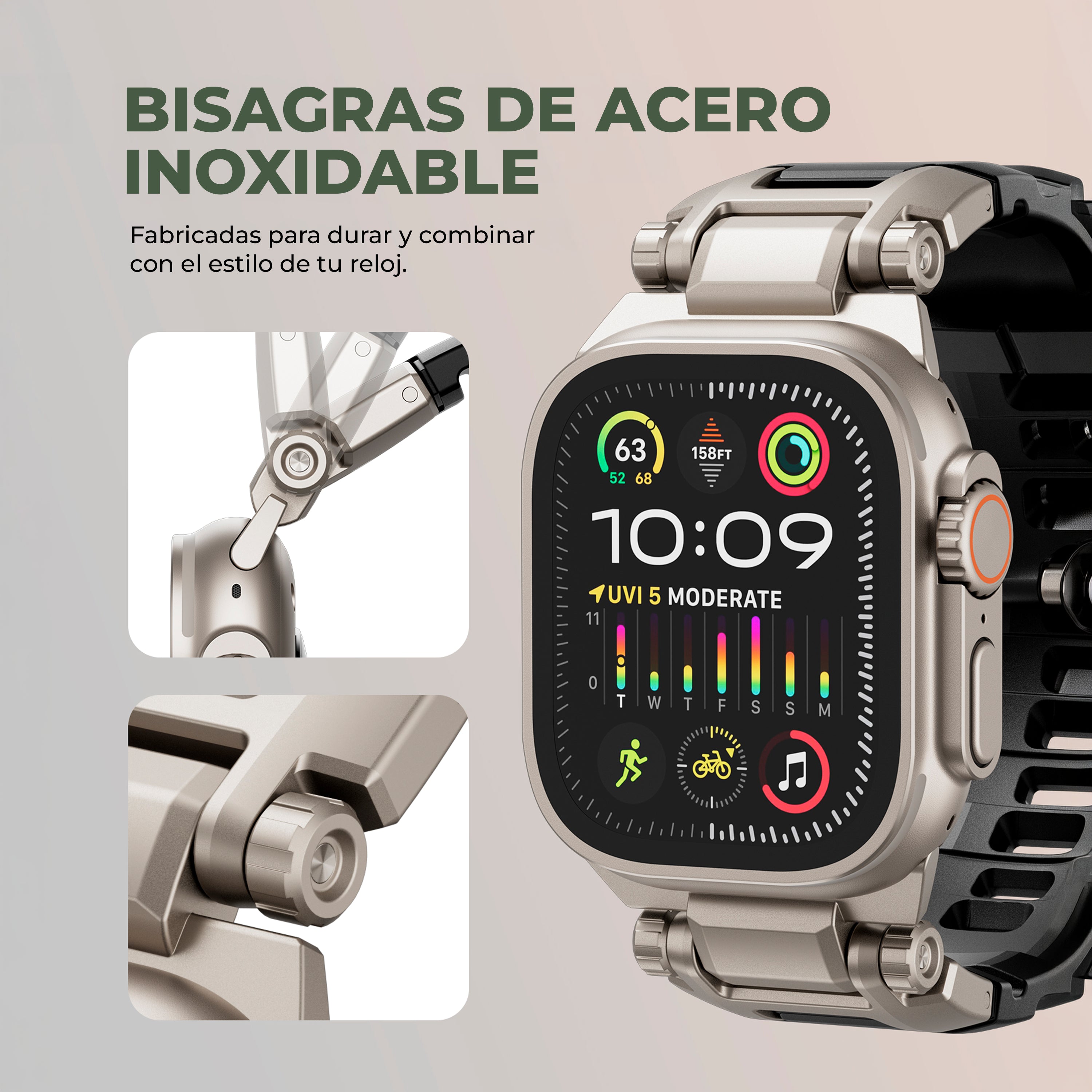 Correa Dexnor Rugged - Apple Watch 44m/45mm/46mm/49mm
