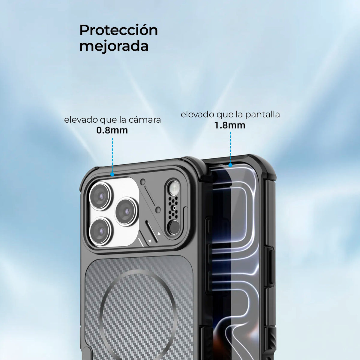 Case Cyber Rugged - iPhone 17 / 18 Pro Max (MagSafe)