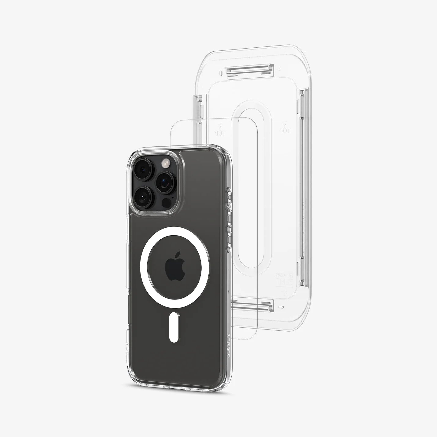 Case Spigen Ultra Hybrid + Vidrio Templado iPhone 16 Pro Max