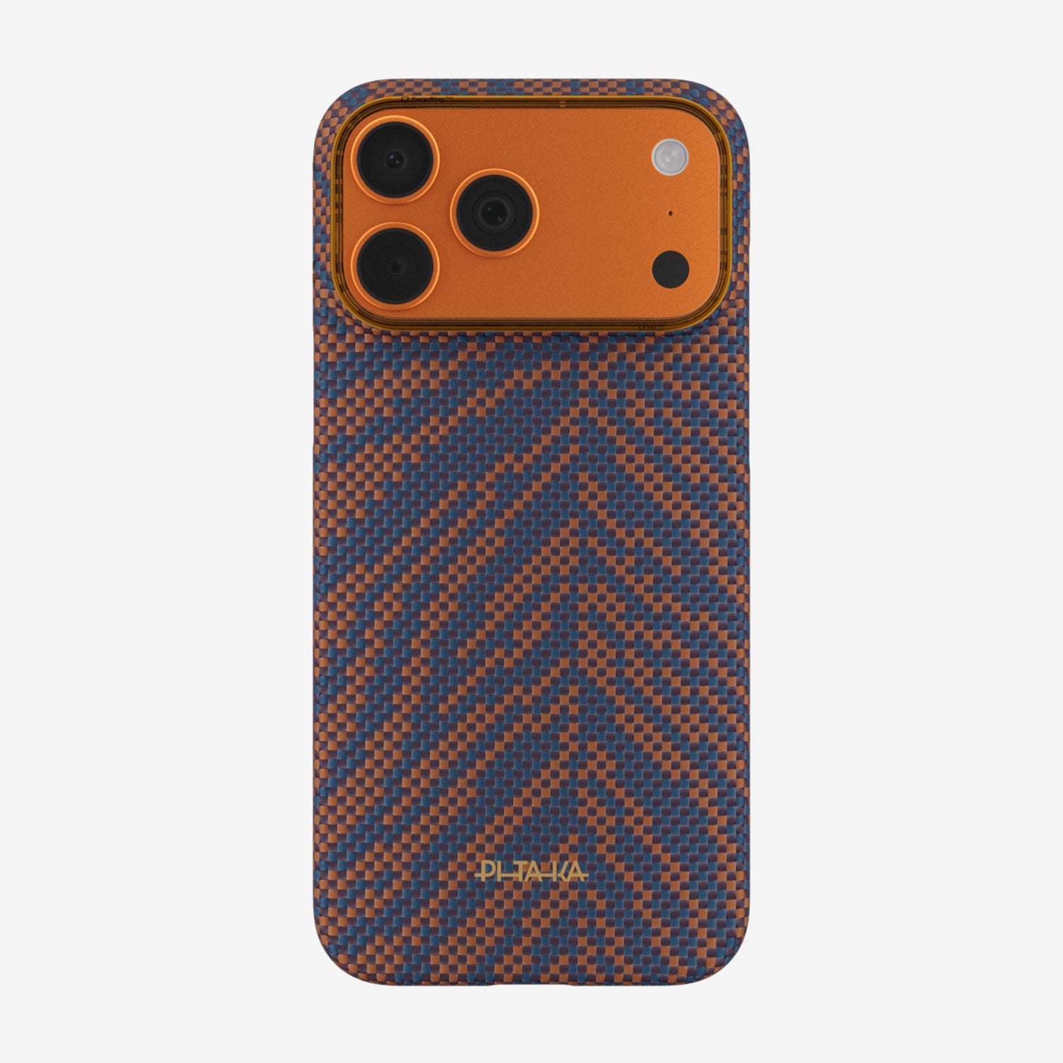 Case Pitaka Aramid Edge para iPhone 17 Pro Max - Burning Orange (PitaTap™)