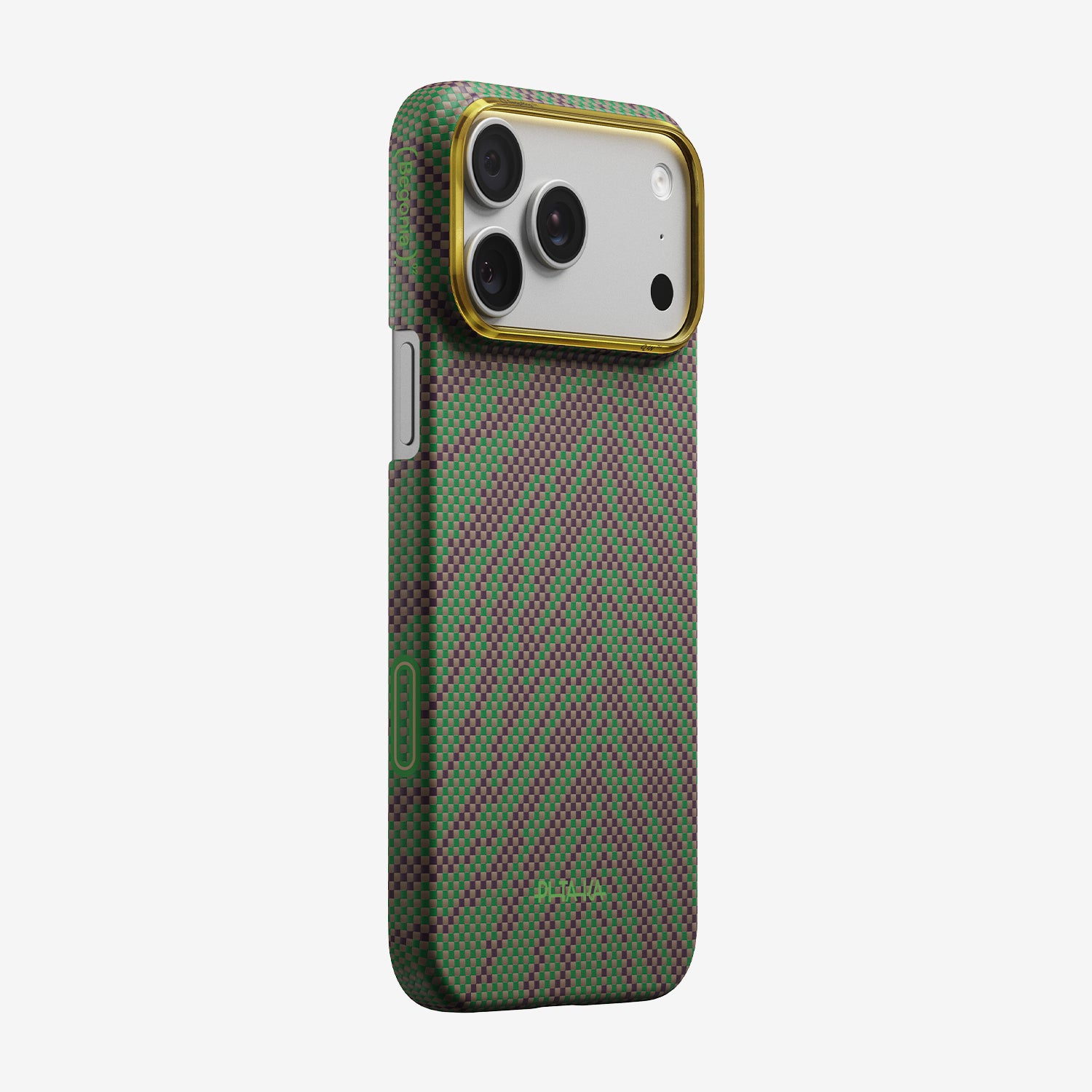 Case Pitaka Aramid Edge para iPhone 17 Pro Max - Sprout Surge (PitaTap™)