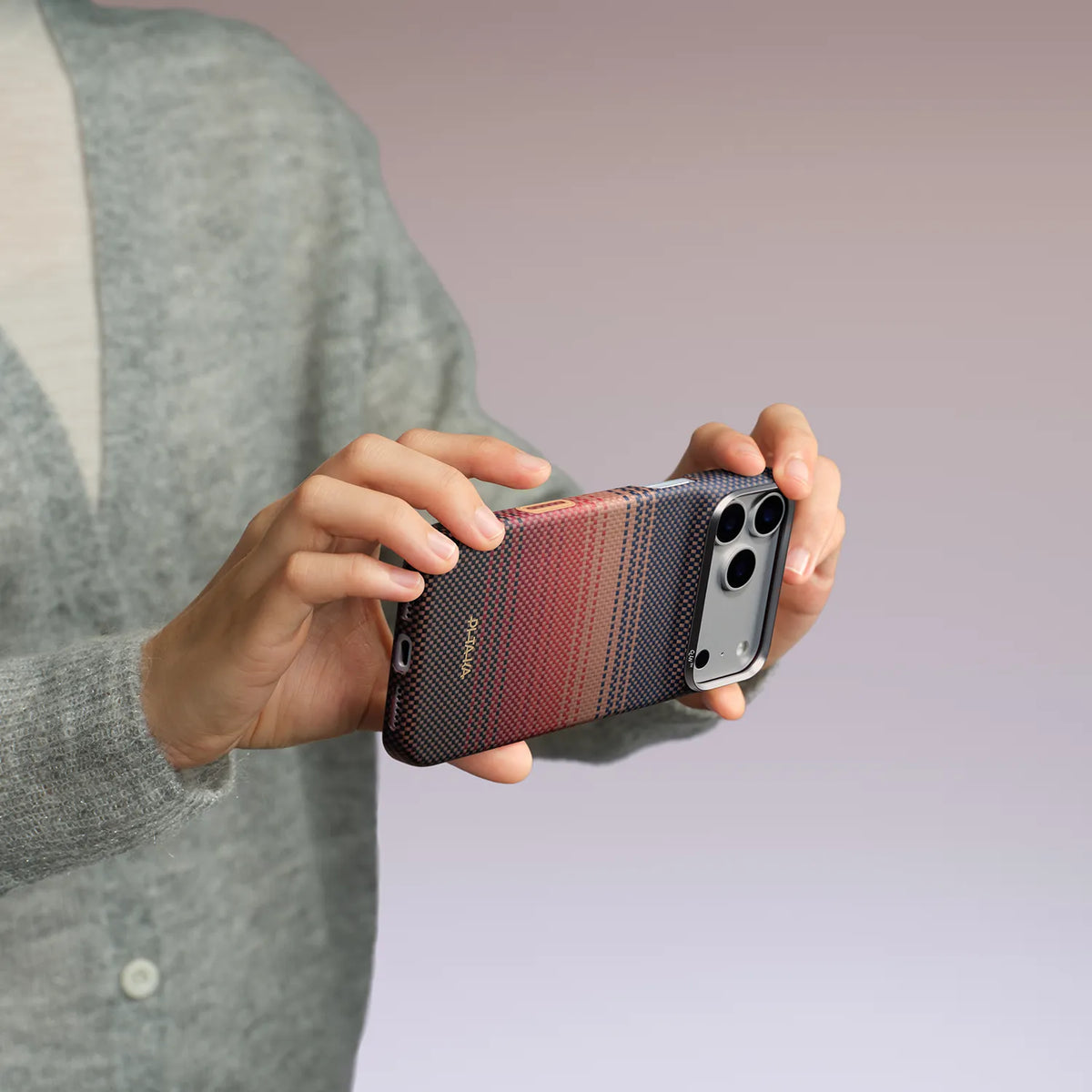 Case PITAKA Aramid Edge - iPhone 18 Pro Max · Moment (PitaTap™)