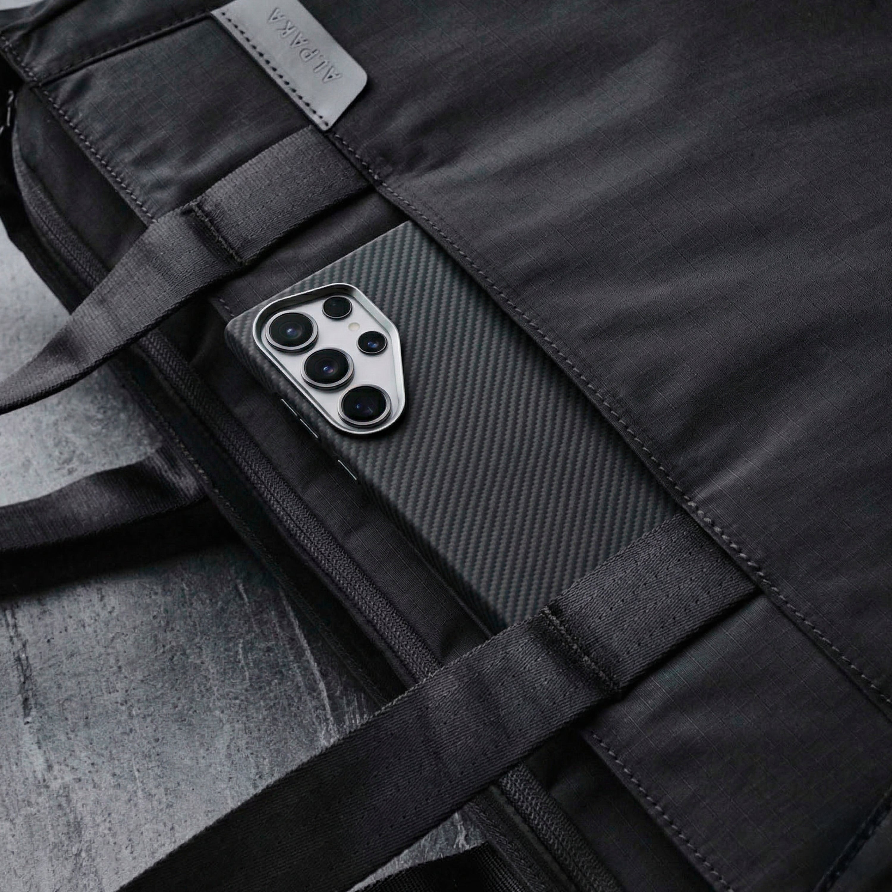 Case Ultra Delgado con Diseño Fibra de Carbono para Galaxy S24 Ultra