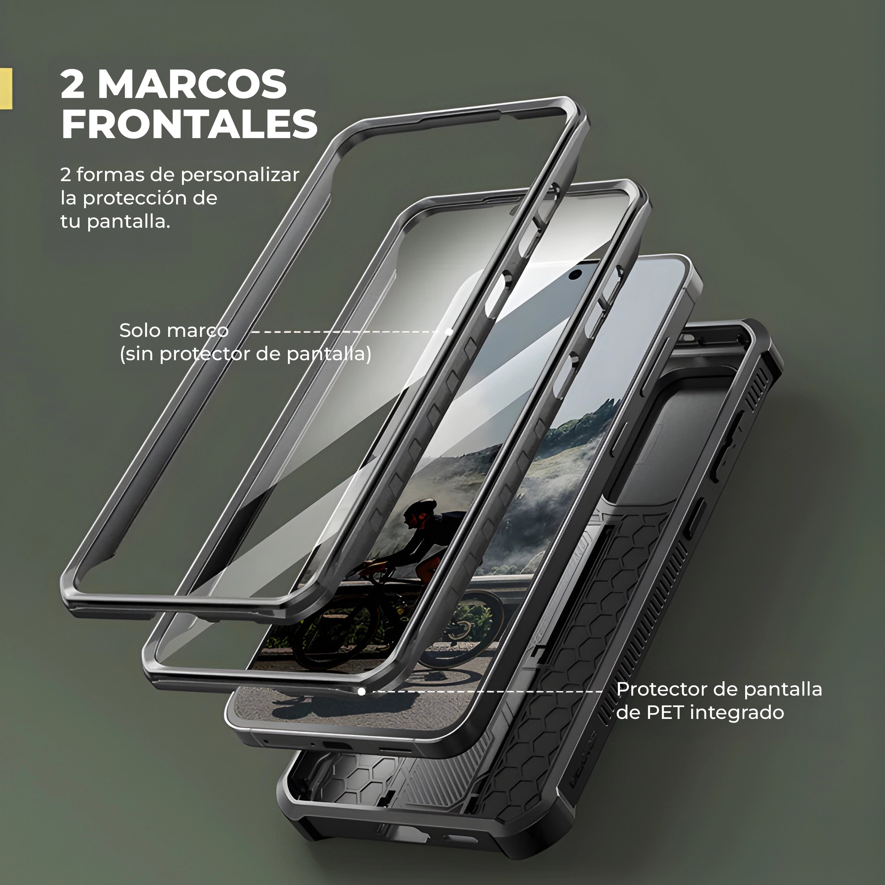 Case Dexnor Armor 360° - Galaxy S25 FE (con Mica)